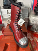 Original Commando Steel Cap Cherry Leather - Reckless Swagger