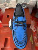 Original Wulfrun Creeper Blue Suede Single Sole - Reckless Swagger