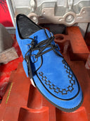 Original Wulfrun Creeper Blue Suede Single Sole - Reckless Swagger