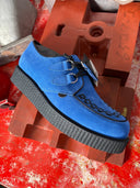 Original Wulfrun Creeper Blue Suede Single Sole - Reckless Swagger