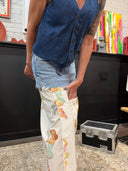 Pin - up Pocket Denim Skirt - Vintage Style Festival Wear - Reckless Swagger