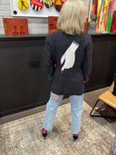 Pinch Jacket & Jeans Suit - Custom Black Jacket Denim Statement Set - Reckless Swagger