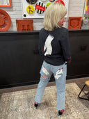 Pinch Jacket & Jeans Suit - Custom Black Jacket Denim Statement Set - Reckless Swagger