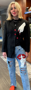 Pinch jacket and jeans Suit