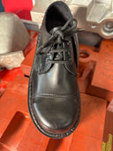 Platform Lace Combat Black Leather Shoe - Reckless Swagger