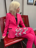 Pretty in Pink Psychedelic Furs Hot Pink Suit - Show Stopping Rock Star Statement Piece - Reckless Swagger