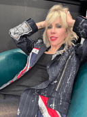 Punk Chaos Blazer with Paint Splashes - Reckless Swagger