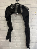 Punk Knit Bolero with Zippers & Pins - Reckless Swagger