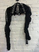 Punk Knit Bolero with Zippers & Pins - Reckless Swagger