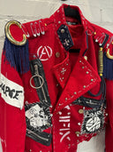 Punk Not Dead Crass Napoleon Red blazer - Reckless Swagger