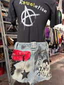 Punk Zip Shorts - Reckless Swagger