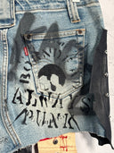 Punk Zip Shorts - Reckless Swagger
