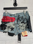 Punk Zip Shorts - Reckless Swagger