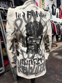 Punks Never Die Black and White Net Blazer - Reckless Swagger