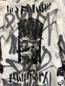 Punks Never Die Black and White Net Blazer - Reckless Swagger
