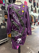 Purple Jail Rebel Stripe Punk Top Dress - Reckless Swagger