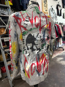 Rancid Social Distortion Painted Multicolor Punk Blazer - Reckless Swagger