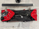 Red Cummerbund Faux Leather - Reckless Swagger