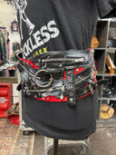 Red Cummerbund Faux Leather - Reckless Swagger