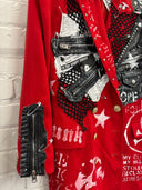 Red Punk No Future Coat - Reckless Swagger