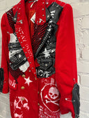 Red Punk No Future Coat - Reckless Swagger