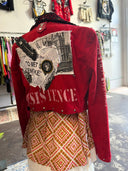Red Stay Punk New Cropped Red Blazer - Reckless Swagger