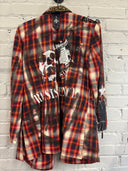 Red Tartan Leopard Resistance - Reckless Swagger