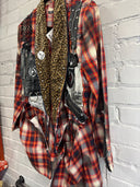 Red Tartan Leopard Resistance - Reckless Swagger