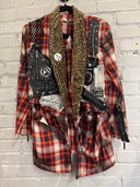 Red Tartan Leopard Resistance - Reckless Swagger