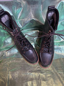 Red Wing Mock Wool Lined Black Leather Mid - Reckless Swagger
