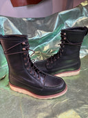 Red Wing Mock Wool Lined Black Leather Mid - Reckless Swagger
