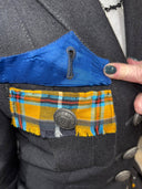 Reworked Superdry Premium 1954 Military Field Jacket — Multicolor Tartan Fringe Edition - Reckless Swagger