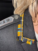 Reworked Superdry Premium 1954 Military Field Jacket — Multicolor Tartan Fringe Edition - Reckless Swagger