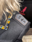 Reworked Superdry Premium 1954 Military Field Jacket — Multicolor Tartan Fringe Edition - Reckless Swagger