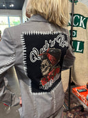Rock N Roll Never Dies Custom Pants Suit Set - Rebellious Power Suit - Reckless Swagger