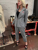 Rock N Roll Never Dies Custom Pants Suit Set - Rebellious Power Suit - Reckless Swagger