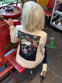 Rock N Roll Soothes My Soul Linen Skull Jacket - Summer Statement Blazer - Reckless Swagger