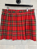 ROYAL STEWART TARTAN TARTAN SKIRT – MONO PLEATED MINI - Reckless Swagger
