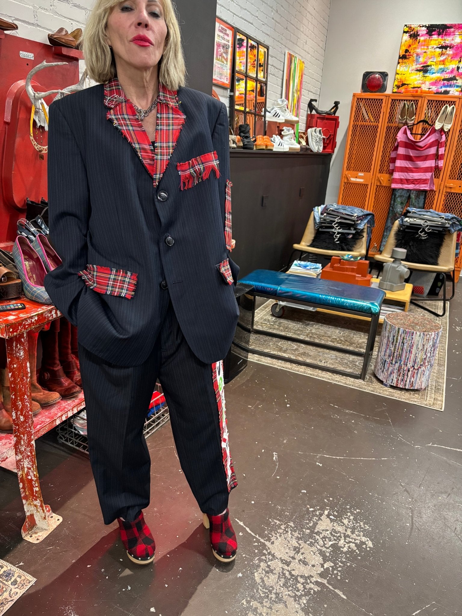 Sex Pistols Custom Punk Suit - One-of-a-Kind Rock Fashion