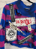 Sex Pistols Rubgy Striped sweater - Reckless Swagger