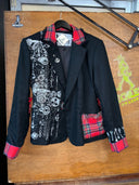 Steampunk in Scotland: Black and Red Tartan Jacket - Reckless Swagger