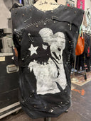 Stitched & Punked Hand-painted T-shirt - Reckless Swagger