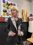 Sweet Revenge Pinstripe Punk Blazer - Reckless Swagger