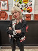 Sweet Revenge Pinstripe Punk Blazer - Reckless Swagger