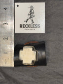 Swiss White Cross Silvertone Adjustable Ring - Reckless Swagger