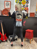 The Exploided Punk Pinstriped Punk and Yellow plaid, Mohawk Skull Punk ,fashion meets street punk style - Reckless Swagger