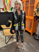 The Exploided Punk Pinstriped Punk and Yellow plaid, Mohawk Skull Punk ,fashion meets street punk style - Reckless Swagger