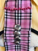 "Triple Ps" Tie - Pink Punk Plaid - Reckless Swagger