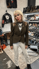 Tweet Leopard Elbow Patch - Reckless Swagger