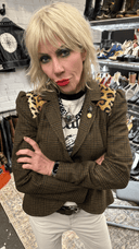 Tweet Leopard Elbow Patch - Reckless Swagger